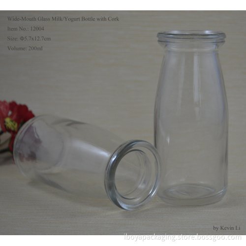 6oz Wide-Mouth Butter Bottle with Cork 12004